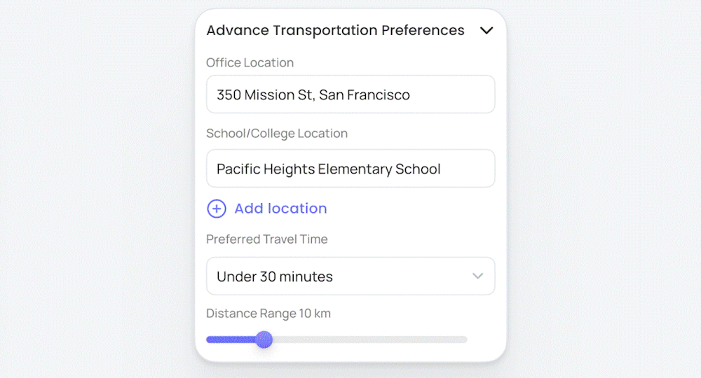 Smart Property Search Filters